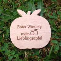 Roter Wiesling mein Lieblingsapfel, dekorativer Holzapfel|truncate:60