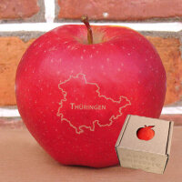Thüringen - Apfel mit Branding