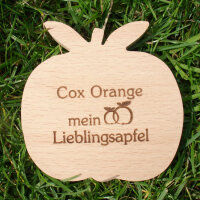 Cox Orange - mein Lieblingsapfel - dekorativer Holzapfel