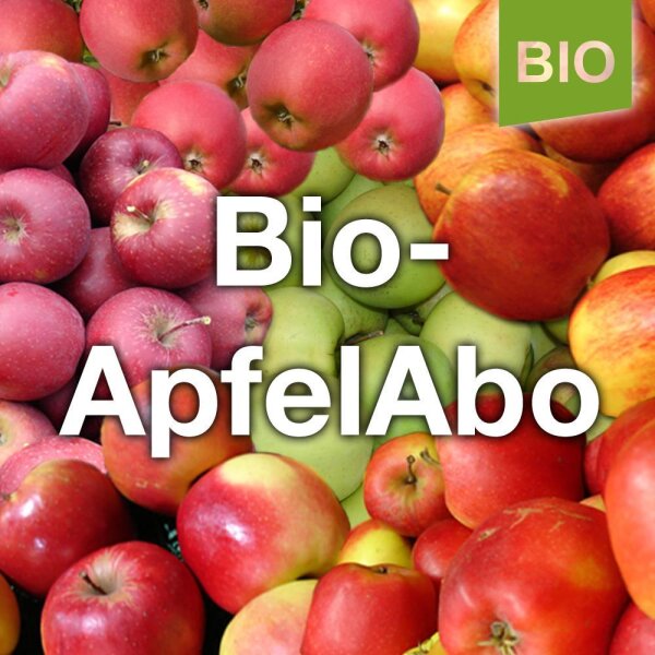 Bio-ApfelAbo / wöchentlich / 20kg=ca.100-140Äpfel / 12 Wochen