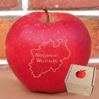 Nordrhein-Westfalen - Apfel mit Branding