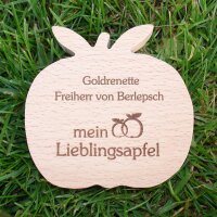 Goldrenette Freiherr von Berlepsch, dekorativer Holzapfel|truncate:60