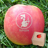 Apfel mit Branding Sternzeichen Schütze|truncate:60