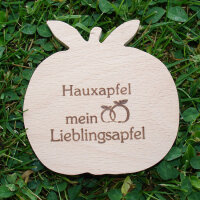 Hauxapfel mein Lieblingsapfel, dekorativer Holzapfel