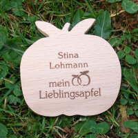 Stina Lohmann mein Lieblingsapfel, dekorativer Holzapfel