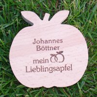Johannes Böttner mein Lieblingsapfel, dekorativer Holzapfel|truncate:60