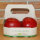 4 Bio-Logo-Apfel in Herzapfelhof-Tray