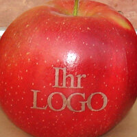 Riesen Logo-Apfel 85mm+