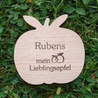 Rubens mein Lieblingsapfel, dekorativer Holzapfel|truncate:60