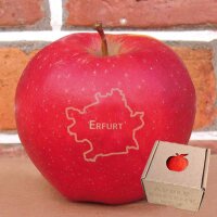 Erfurt - Apfel mit Branding