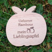 Uelzener Rambour mein Lieblingsapfel, dekorativer Holzapfel|truncate:60