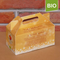 Box mit 2 roten Bio-Äpfeln / Weihnachtsbox / Gesund Weihnacht