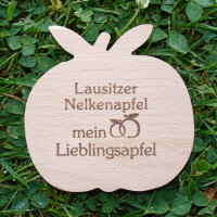 Lausitzer Nelkenapfel mein Lieblingsapfel, dekor. Holzapfel|truncate:60