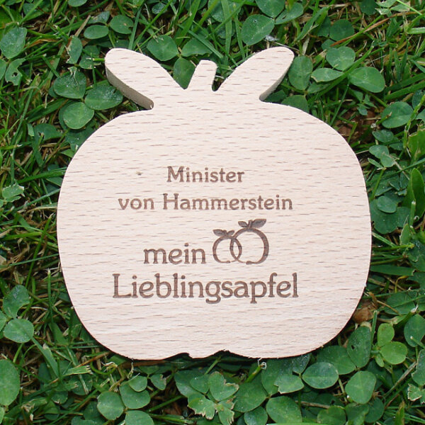 Minister von Hammerstein mein Lieblingsapfel, Holzapfel