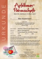 Apfelbaum-Patenschaft BIO / Gravensteiner / 2024 / Happy Family 40kg / Gutschein 20€ Hofladen-Hofcafe