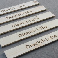 Kistenbretter / neu / ca.49x7-9x0,7-0,9 cm / Dietrich Lühs