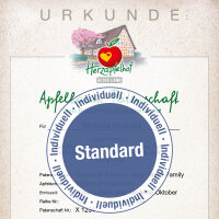 Individuelle BIO-Apfelbaum-Patenschaft Standard|truncate:60