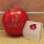 LOGO-Apfel rot in Box / Apple Present Box