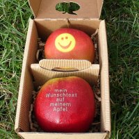 2 Wunschäpfel in APPLE PRESENT BOX