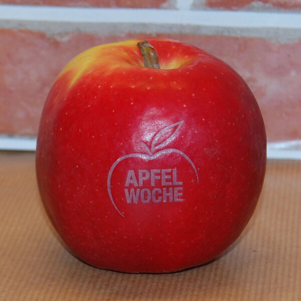 Apfelwoche - Apfel mit Branding