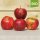 Krumme bio Logo-Äpfel
