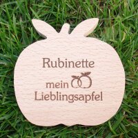 Rubinette mein Lieblingsapfel, dekorativer Holzapfel|truncate:60