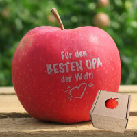 Apfel mit Branding Für den besten Opa der Welt|truncate:60