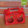 Box mit 2 roten Bio-Äpfeln / Ich liebe Dich Box / Themenmotiv