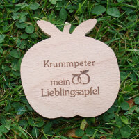 Krummpeter mein Lieblingsapfel, dekorativer Holzapfel|truncate:60