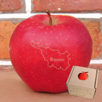 Bremen - Apfel mit Branding