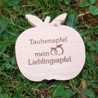 Taubenapfel mein Lieblingsapfel, dekorativer Holzapfel|truncate:60