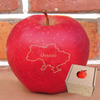 Ukraine - Apfel mit Branding