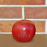 Roter mini Logo-Apfel - für Ihre individuellen...
