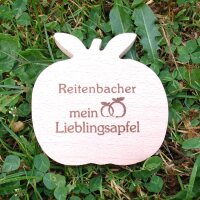 Reitenbacher mein Lieblingsapfel, dekorativer Holzapfel