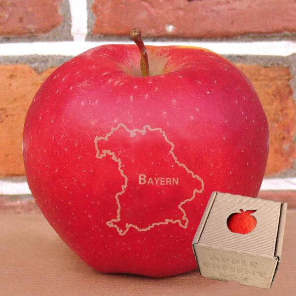 Bayern - Apfel mit Branding