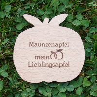 Maunzenapfel mein Lieblingsapfel, dekorativer Holzapfel