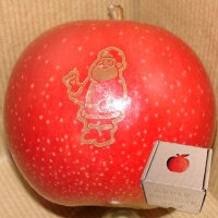Apfel mit Branding Weihnachtsmann|truncate:60
