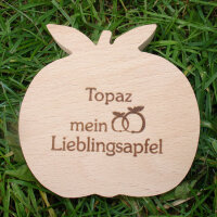 Topaz mein Lieblingsapfel, dekorativer Holzapfel|truncate:60
