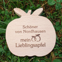 Schöner von Nordhausen mein Lieblingsapfel, dekor. Holzapfel|truncate:60