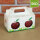 Box mit 2 roten Bio-Äpfeln / Osterbox / Herzäpfel
