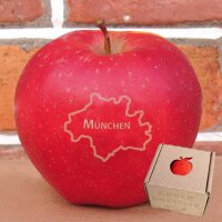 München - Apfel mit Branding
