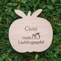 Civni mein Lieblingsapfel, dekorativer Holzapfel|truncate:60