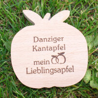 Danziger Kantapfel mein Lieblingsapfel, dekor. Holzapfel