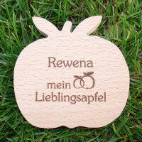 Rewena mein Lieblingsapfel, dekorativer Holzapfel
