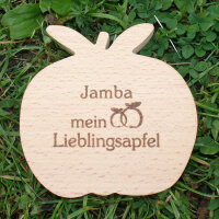 Jamba mein Lieblingsapfel, dekorativer Holzapfel|truncate:60
