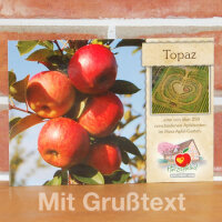 Grußkarte Topaz Apfel|truncate:60