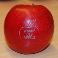 Woche des Apfels - Apfel mit Branding