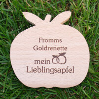 Fromms Goldrenette mein Lieblingsapfel, dekor. Holzapfel|truncate:60
