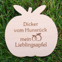 Dicker vom Hunsrück mein Lieblingsapfel, dekor. Holzapfel|truncate:60