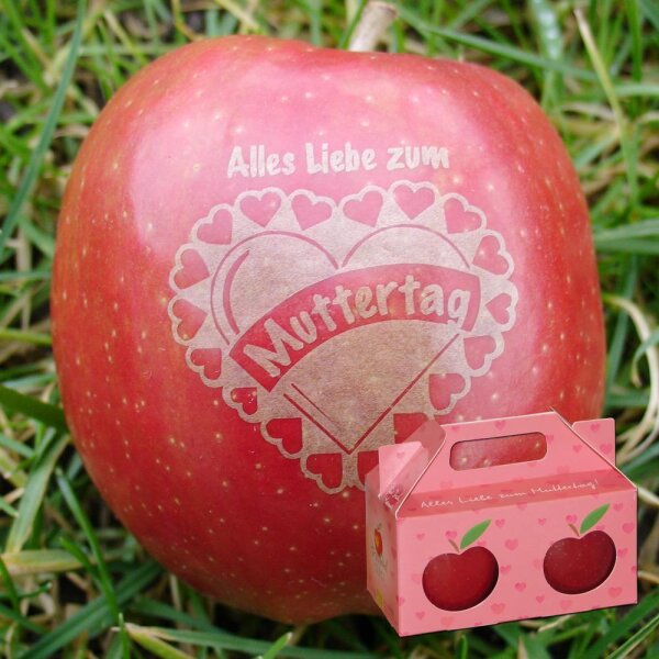 Liebesapfel rot / Muttertag / Muttertagsbox